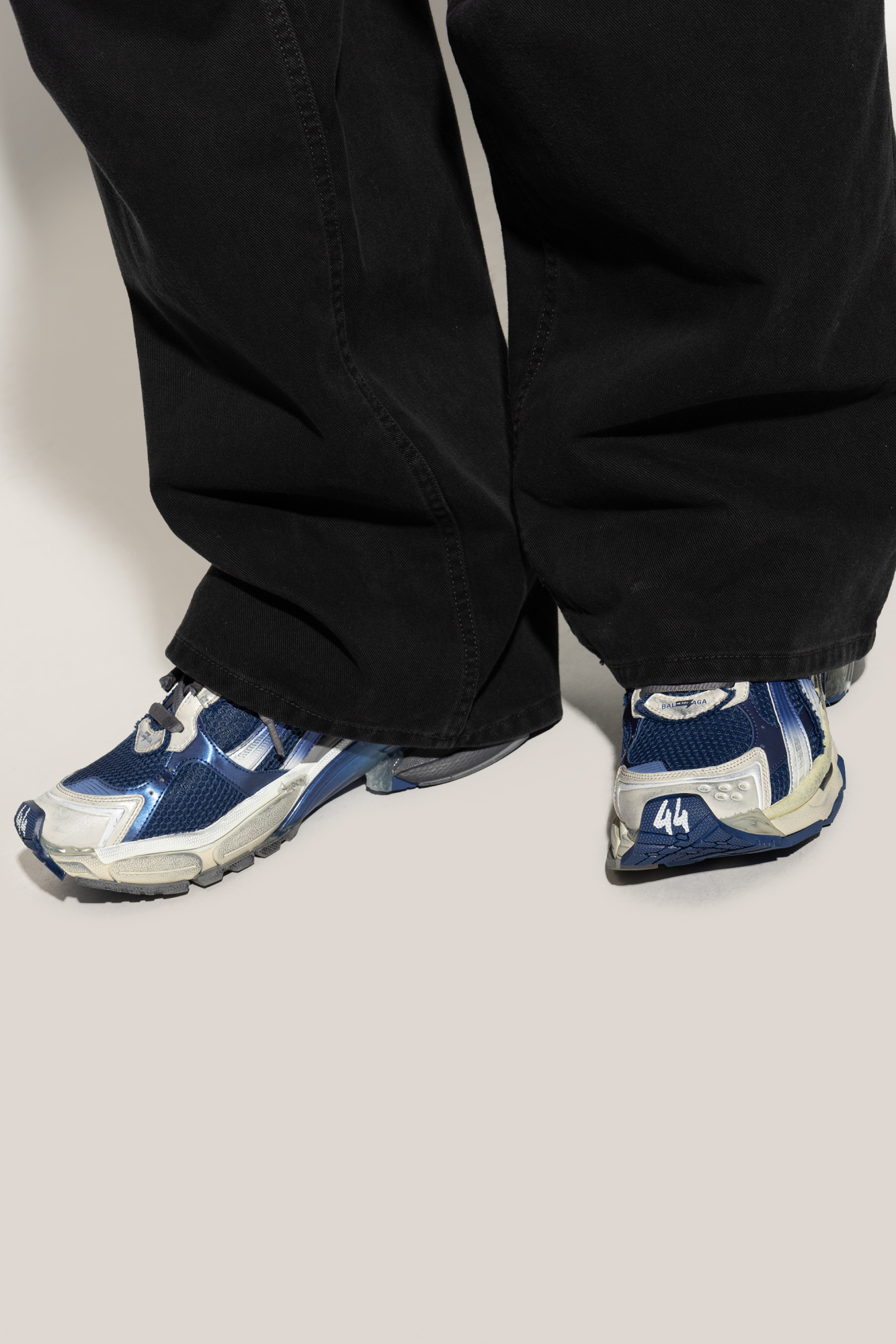 Balenciaga runners mens navy on sale